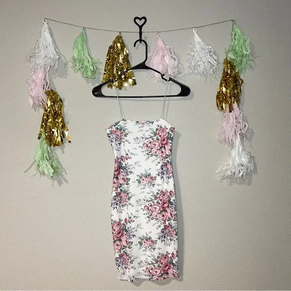 Floral Forever 21 Bodycon Dress